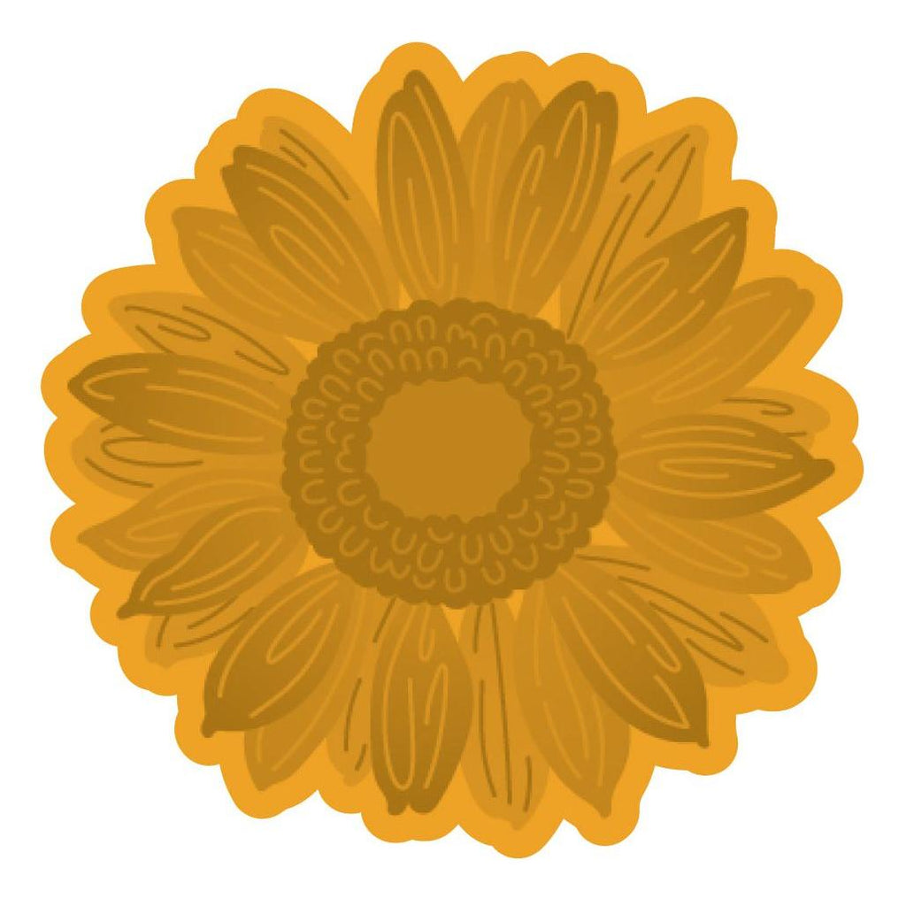 Honey Bee 3D Sunflower Wax Stamper hbtl-ws-3dsun Mock Up