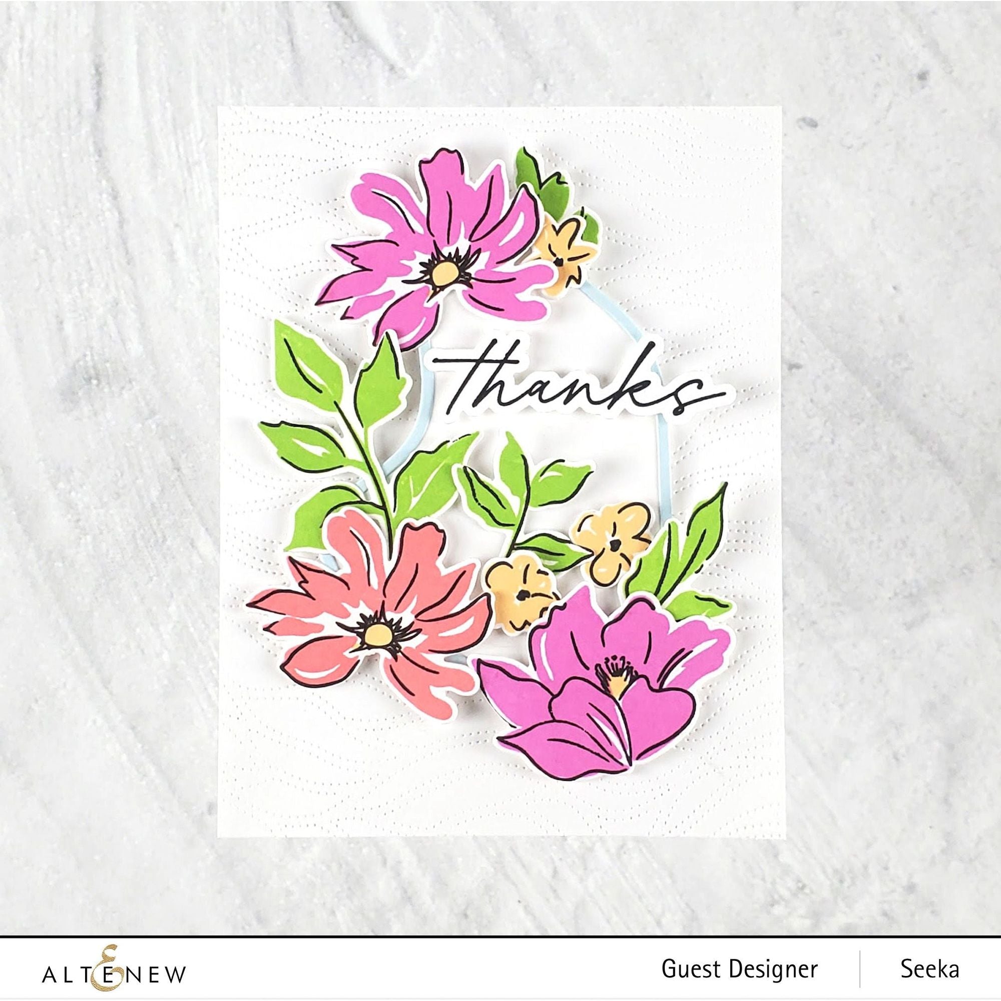 Altenew - Clear Stamps - Statement Flowers