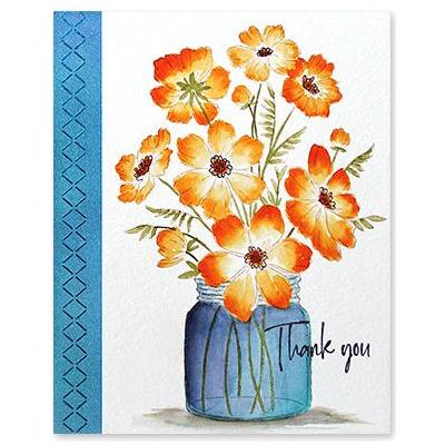 Penny Black Heaven Scent Cling Stamp 40-924 thank you