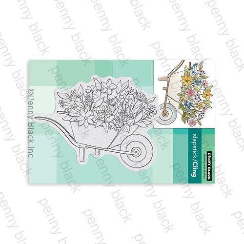 Penny Black Lets Garden Cling Stamp 40-928