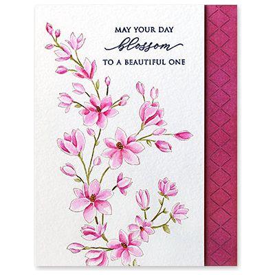 Penny Black Sophistication Cling Stamp 40-929 pink flowers