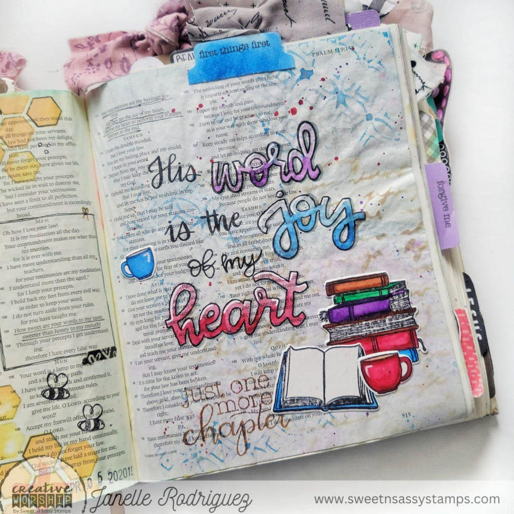 Sweet 'N Sassy Read More Dies snsd-0253 Bible Journaling Card