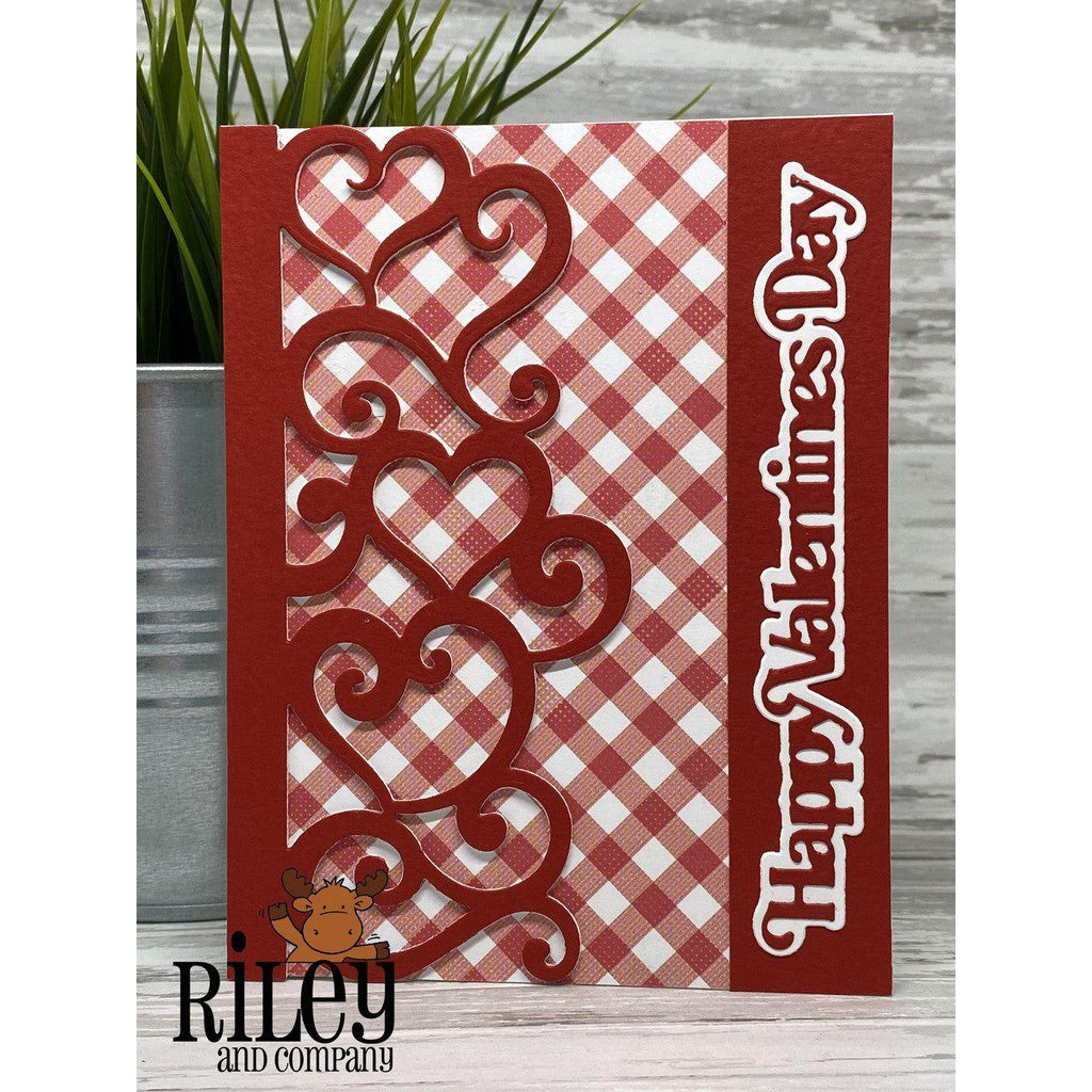 Riley And Company Cut Ups Overlay Hearts Dies rd594 happy valentine's day