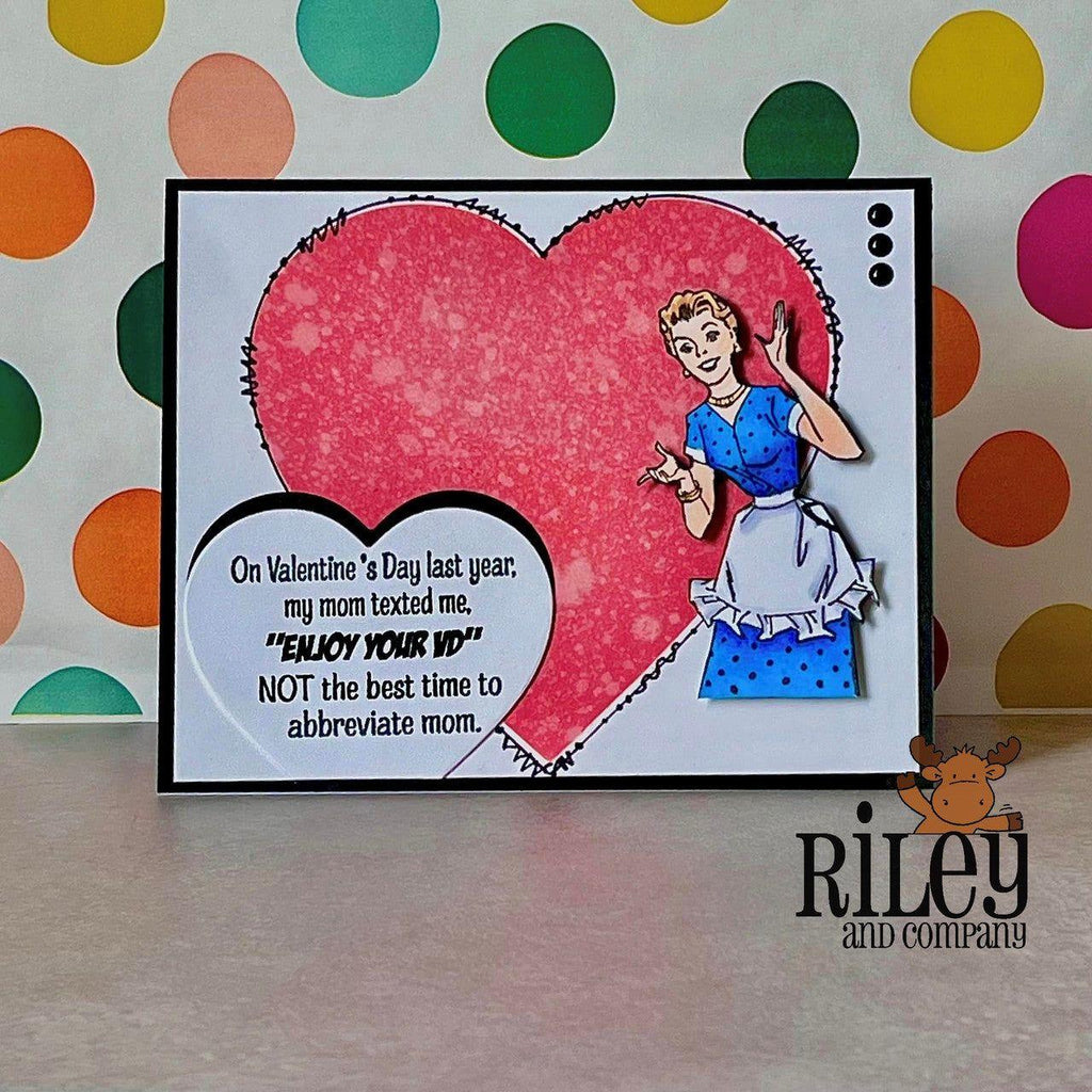 Riley And Company Heart Outline Dies rd597 valentine's day