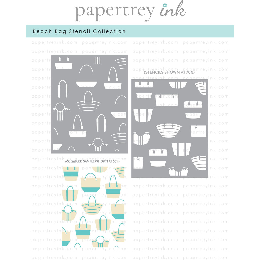 Papertrey Ink Beach Bag Stencils-0050