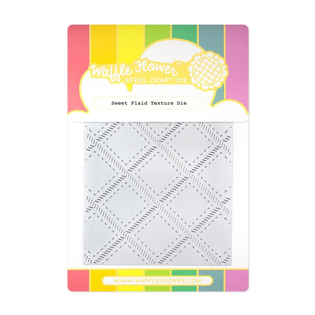 Waffle Flower Sweet Plaid Texture Die 421499