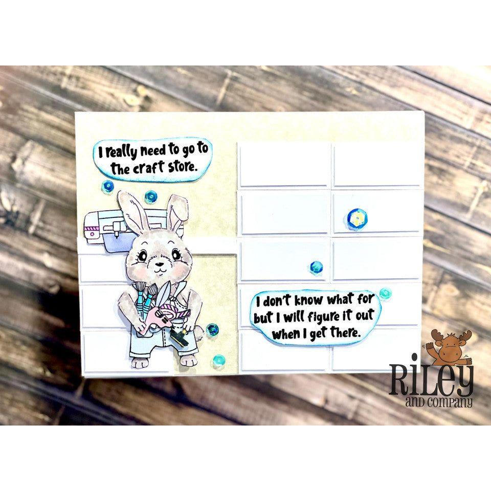 Riley and Company Funny Bones I Need To Go To The Craft Store Clear Stamp rwd-1227 craft room