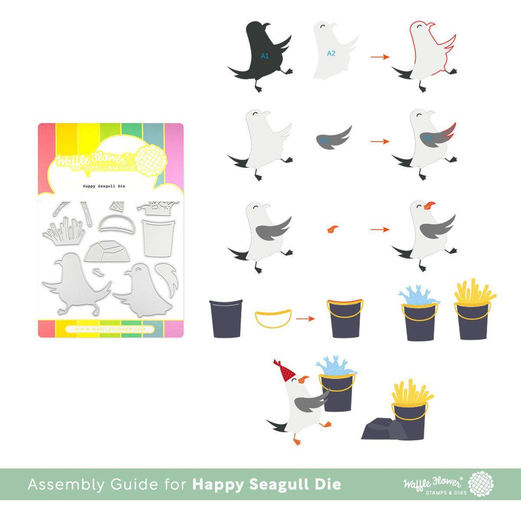 Waffle Flower Happy Seagull Dies 421707 guide