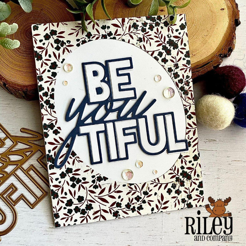 Riley And Company Cut Ups Be You Die rd599 flower background