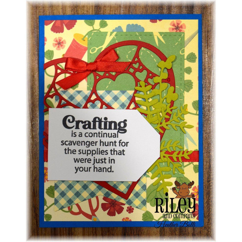 Riley and Company Funny Bones Crafting is a Scavenger Hunt Clear Stamp rwd-1240 flower background