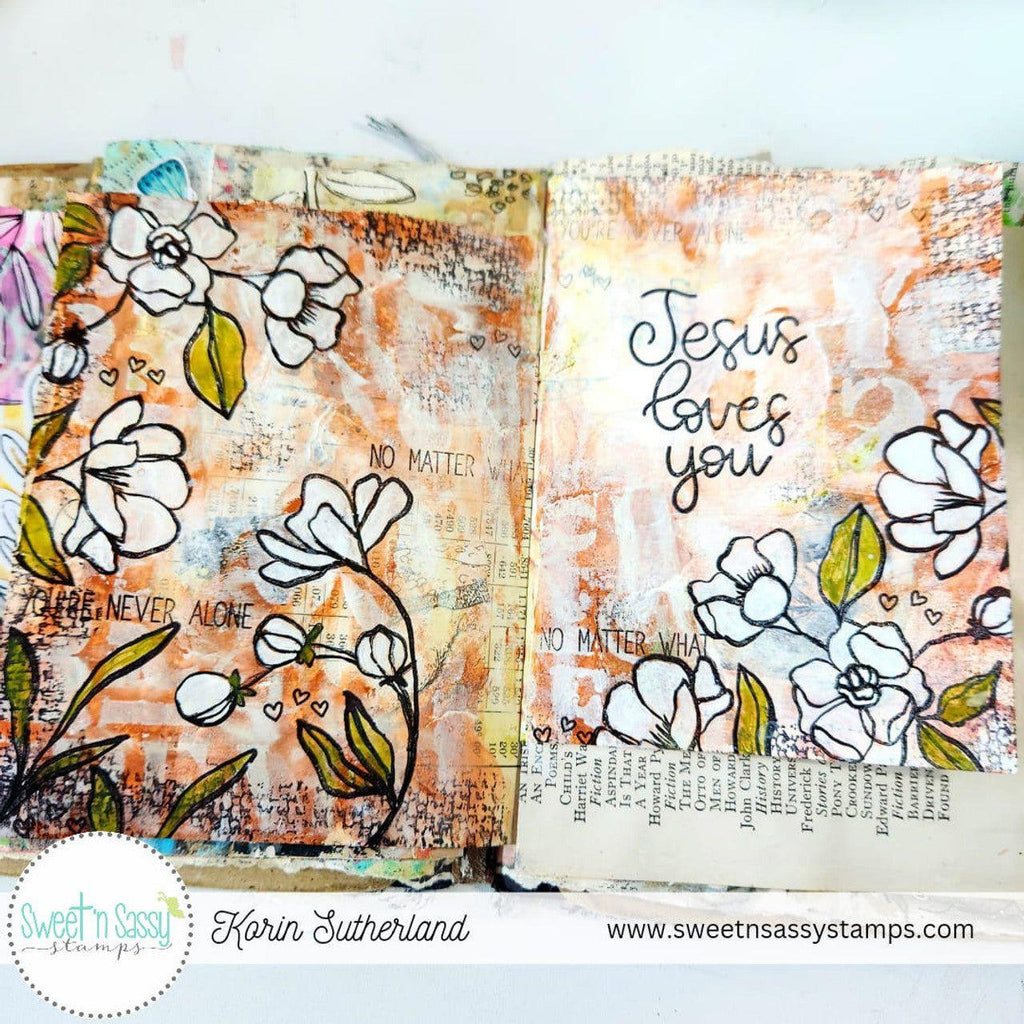 Sweet 'N Sassy Jesus Loves You Clear Stamps cws-24-019 Jesus loves you