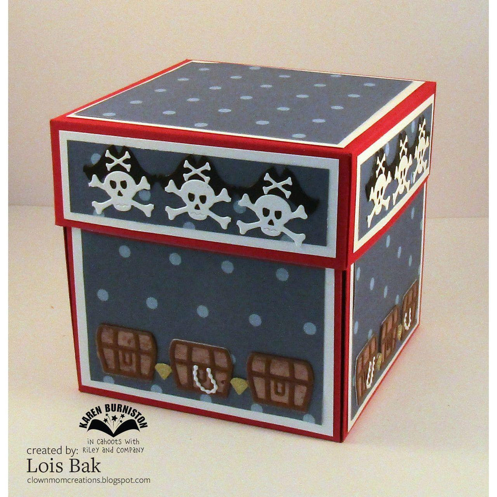 Karen Burniston Pirate Borders Dies 1281 pirate box