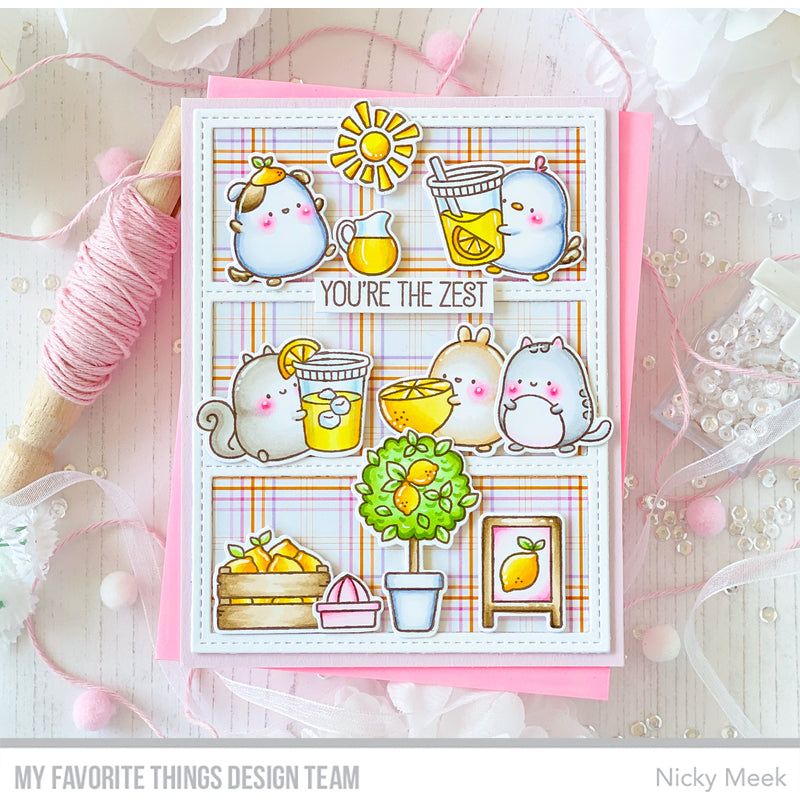 My Favorite Things Rainbow Plaid 6x6 Inch Paper Pad ep109