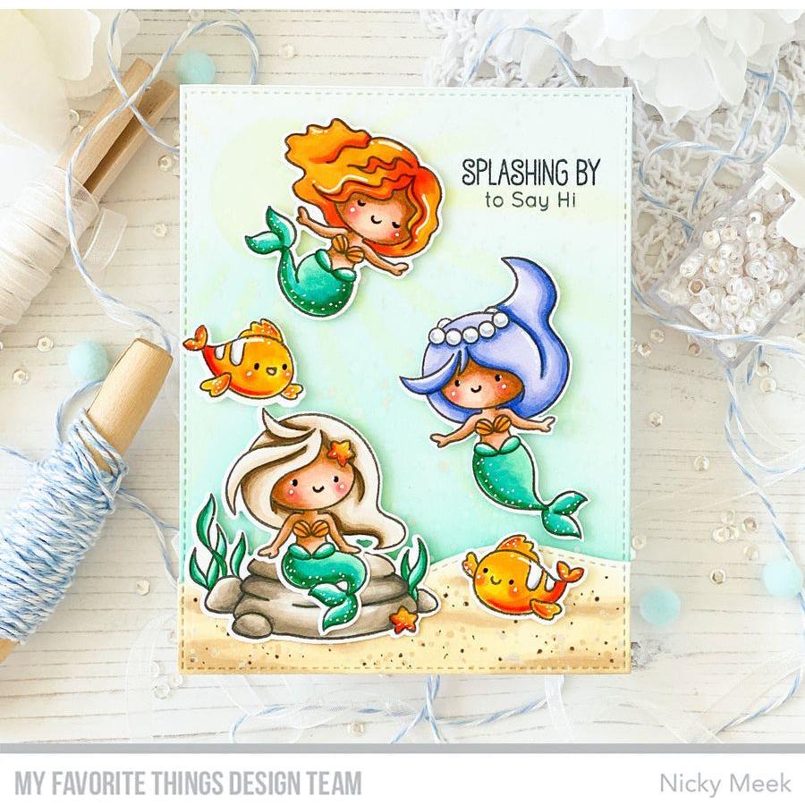 My Favorite Things Fintastic Friends Clear Stamps and Dies Set Splashing By | color-code:alt1