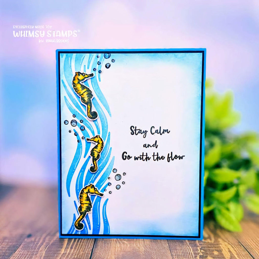 Whimsy Stamps Salt Life Clear Stamps cwsd182a stay calm