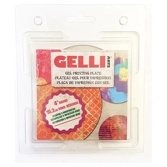 Gelli Arts 4-inch Round Reusable Gel Printing Plate