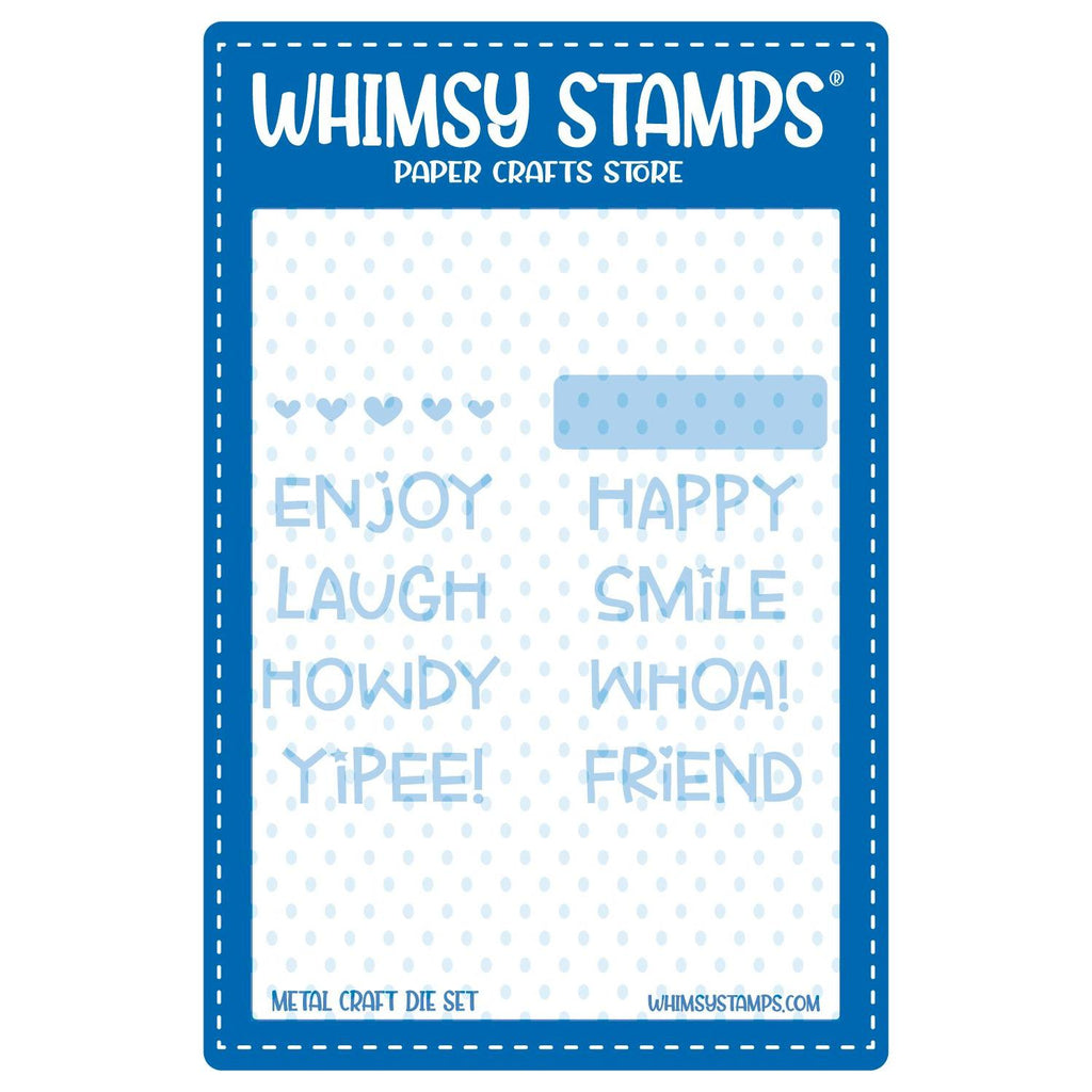 Whimsy Stamps Fun with Words 1 Dies wsd250