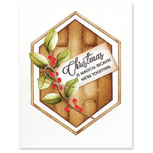 Penny Black Clear Stamps Wrapped Up 30-995 christmas card