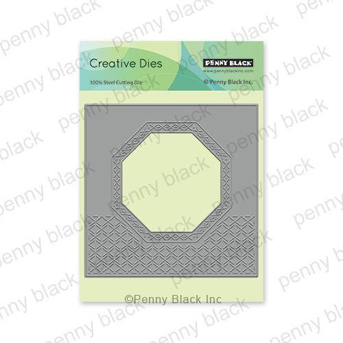 Penny Black All In One Hexogon Thin Metal Creative Dies 51-816