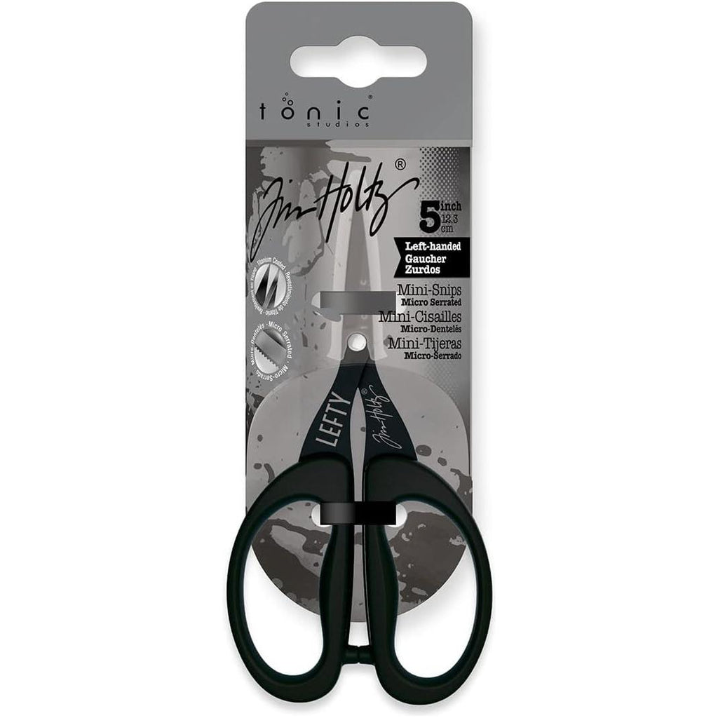 Tim Holtz Tonic Left Handed Mini Snips Scissors 2785e