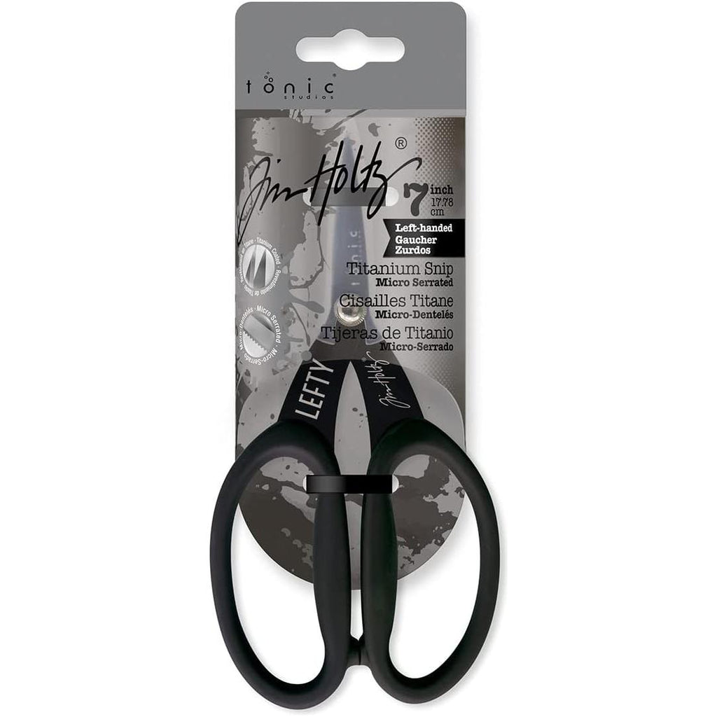 Tim Holtz Tonic Left Handed Titanium Snip Scissors 2786e