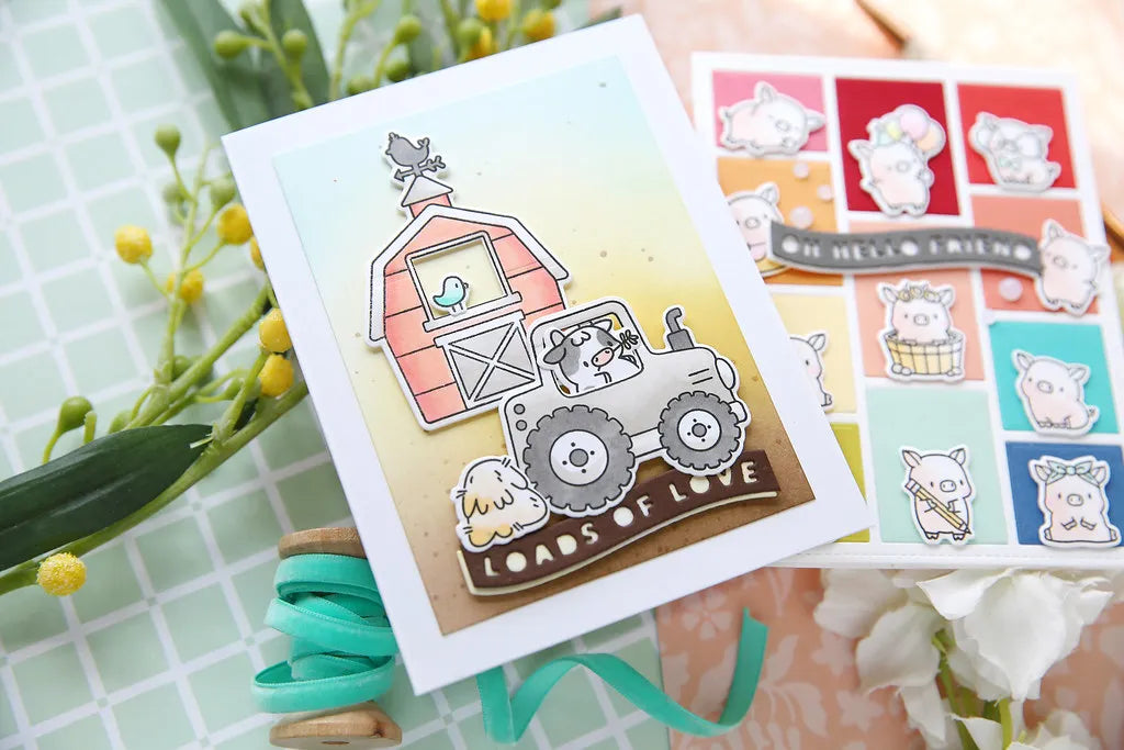 Mama Elephant Stamp Highlight  Tiny Ninjas Encouragement Card +
