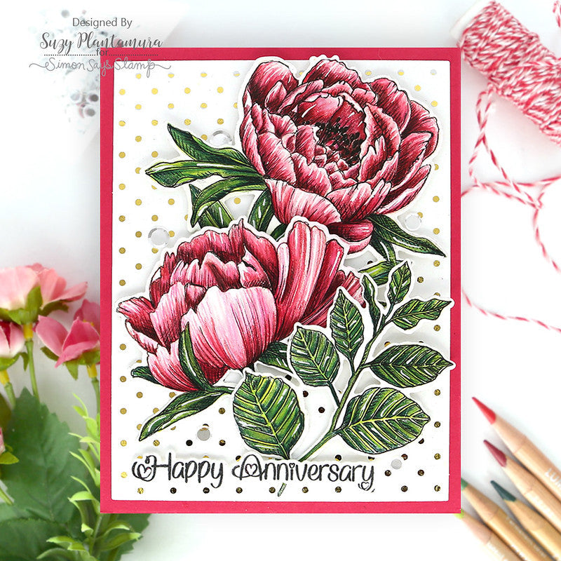 Simon Says Stamp French Garden Wafer Dies sss487 Anniversary Card | color-code:ALT02