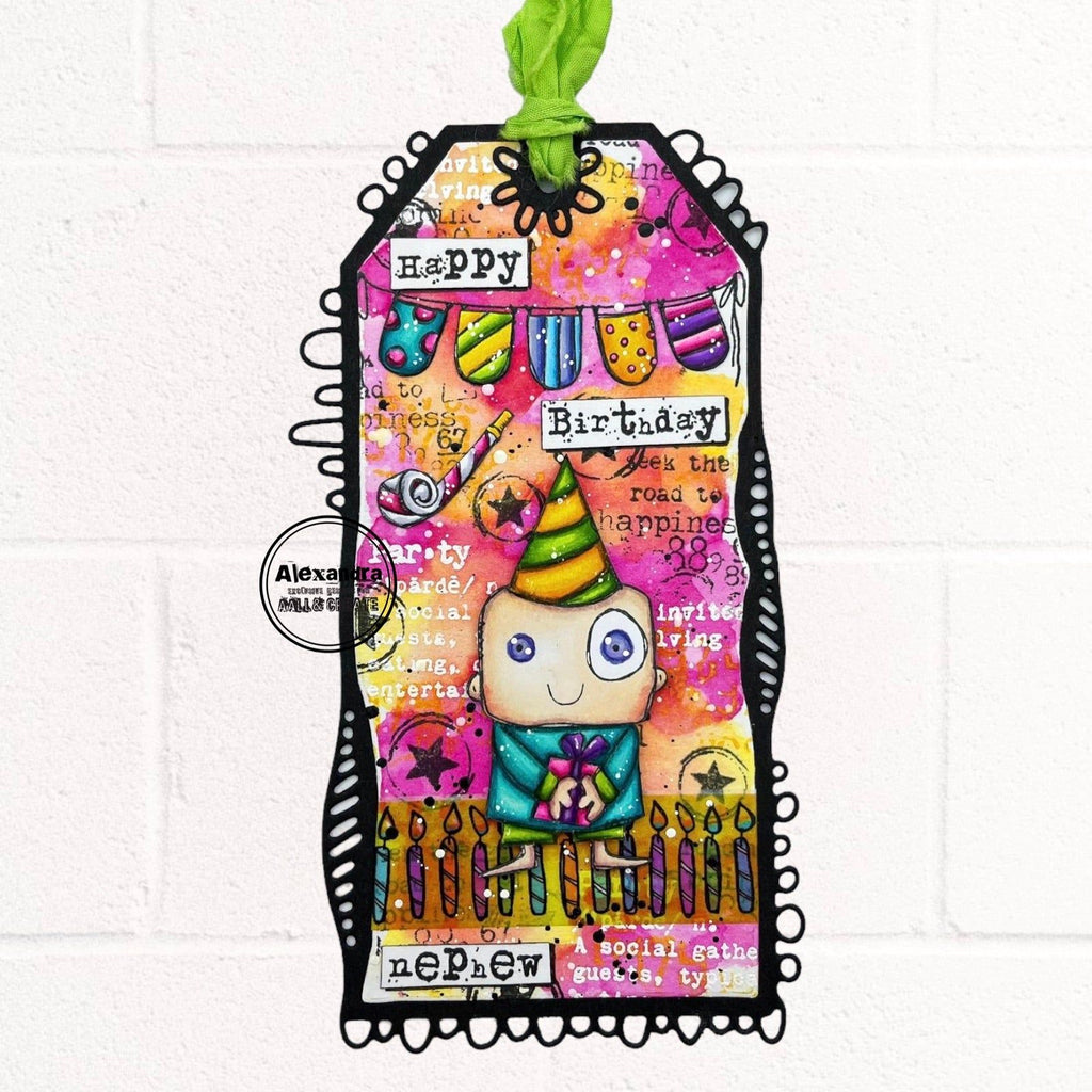 AALL & Create Birthday Bumps Washi Tape 55 tag card