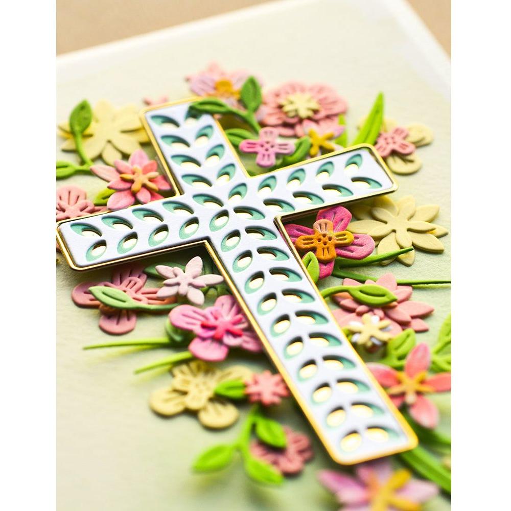 Birch Press Design Floral Cross Layer Set Dies 57537