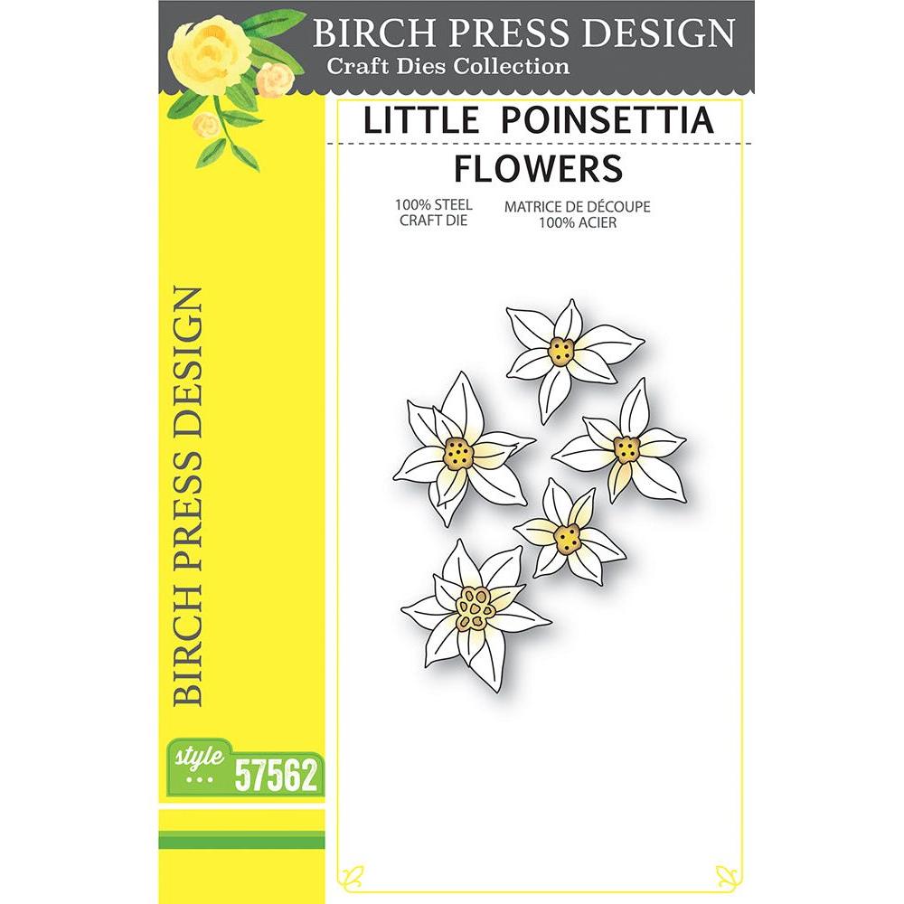 Birch Press Design Little Poinsettia Flowers Dies 57562