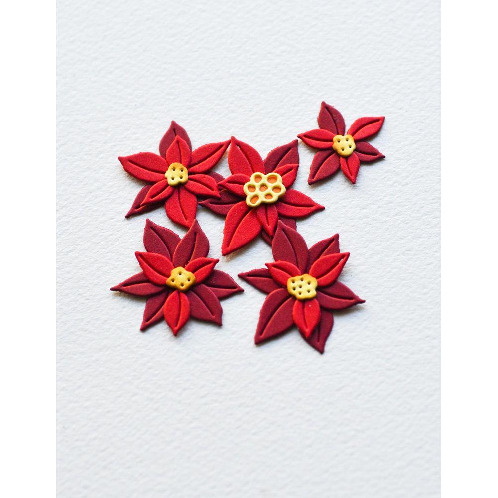 Birch Press Design Little Poinsettia Flowers Dies 57562