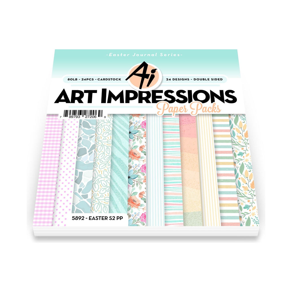 Art Impressions Easter Journal Series 6x6 Inch Double-Sided Paper Pack 5892