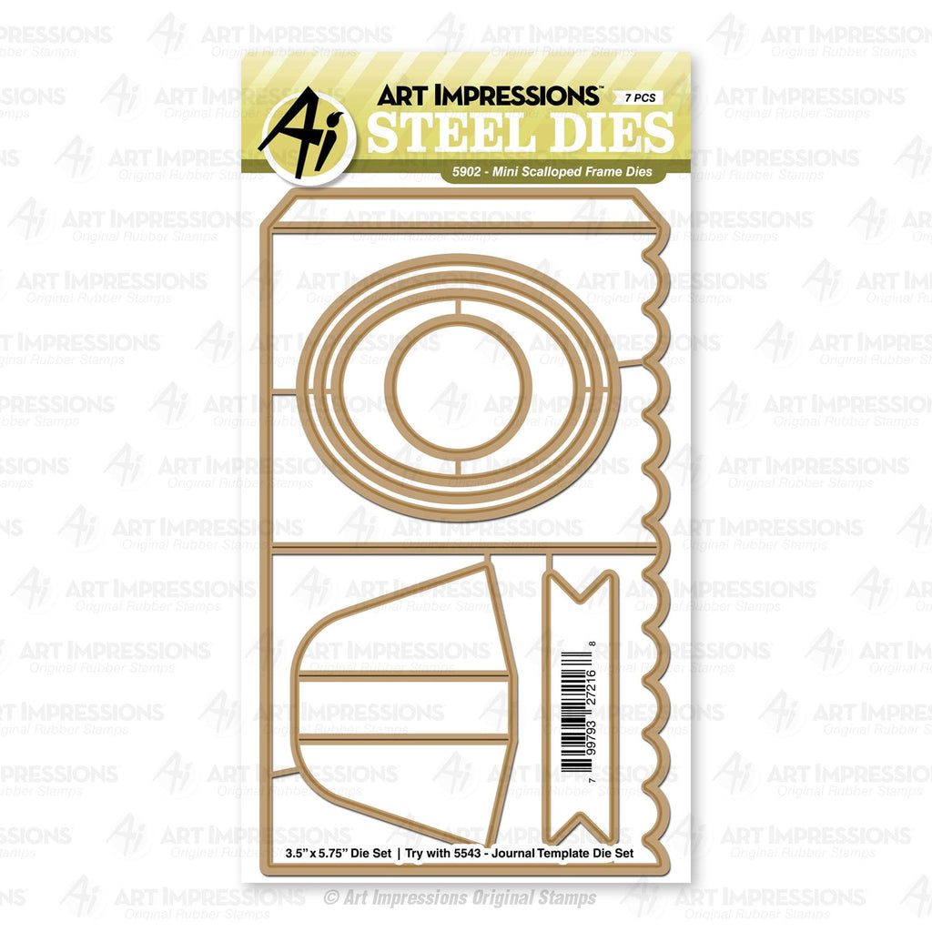 Art Impressions Mini Scalloped Frame Dies 5902