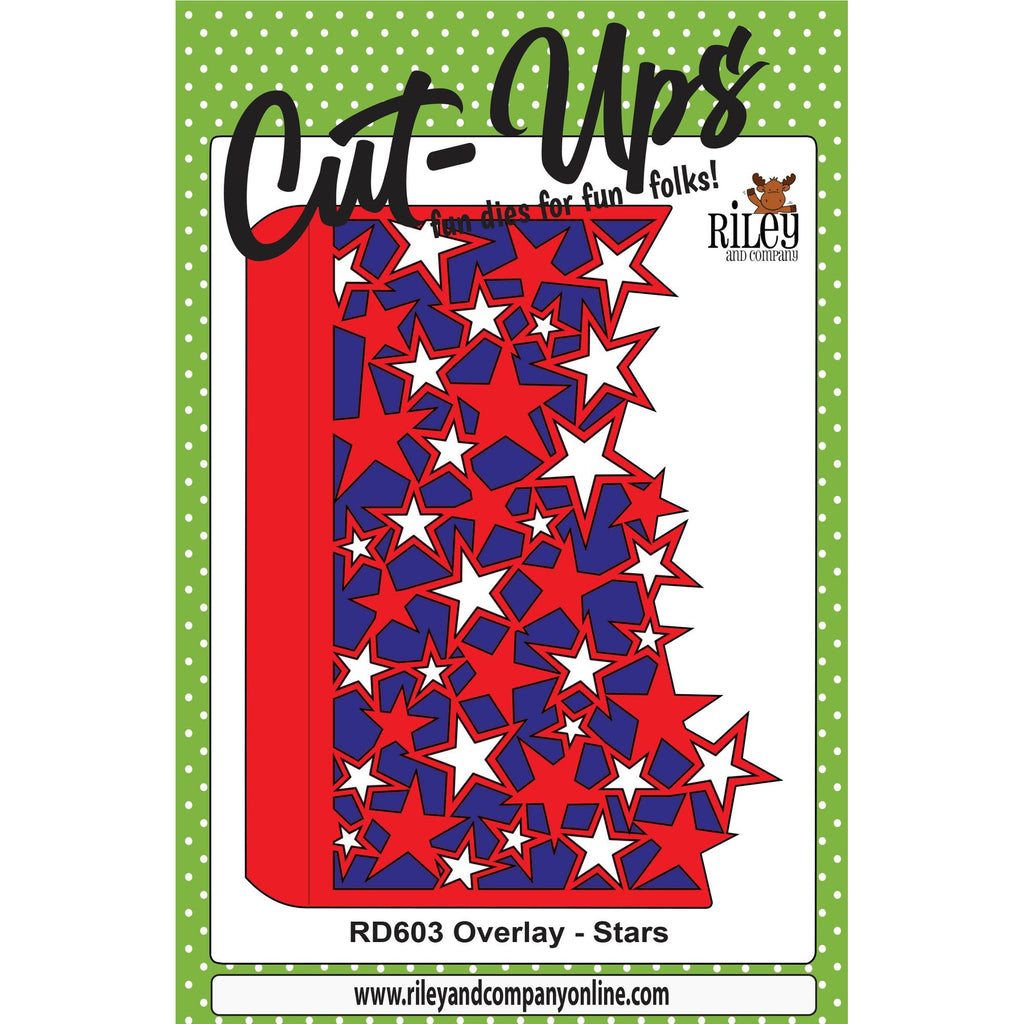 Riley And Company Cut Ups Overlay Stars Die rd603