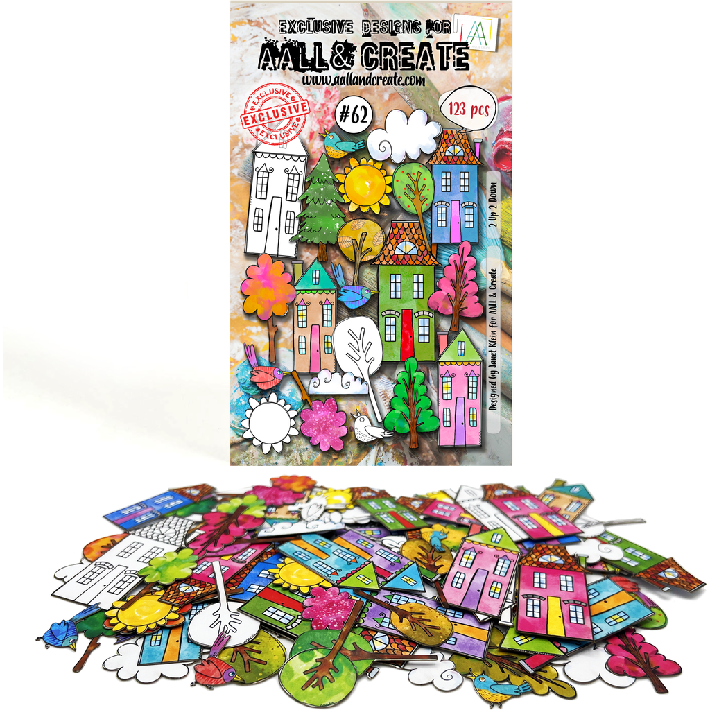 AALL & Create 2 Up 2 Down Ephemera Die-Cuts 62