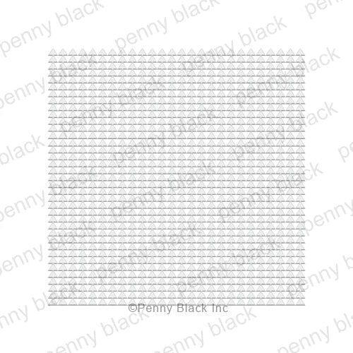 Penny Black Triangle Pattern Embossing Folder 65-011