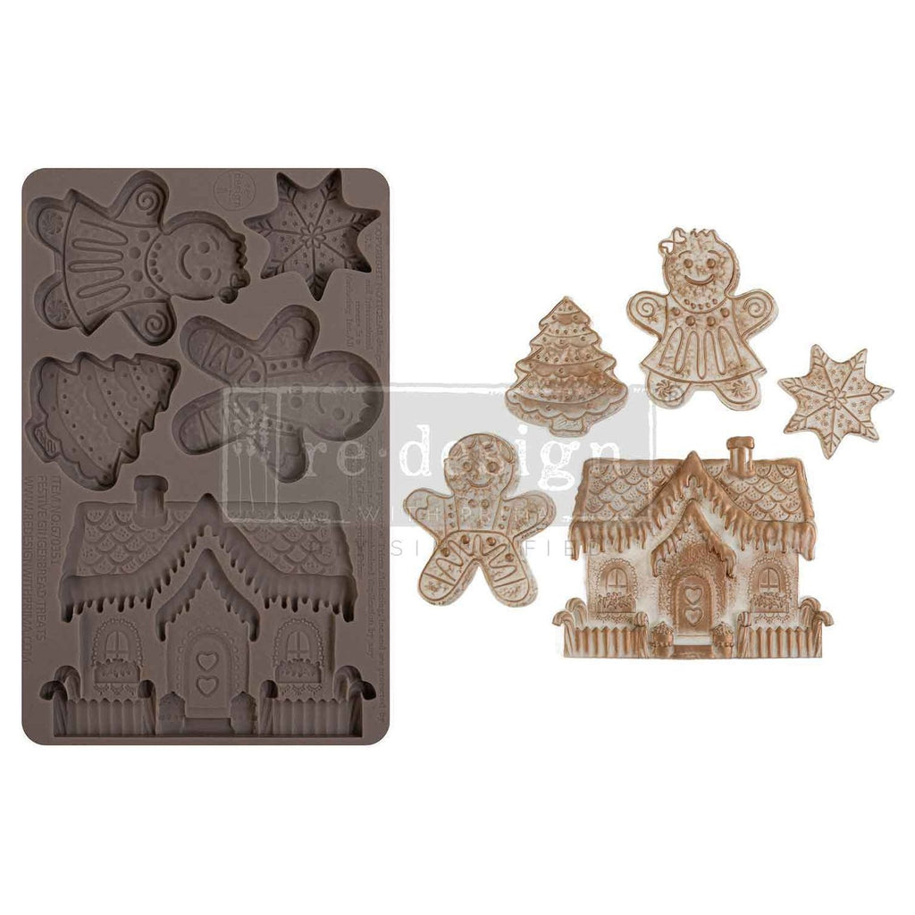 Prima Marketing Festive Gingerbread Treats ReDesign Decor Mould 670351