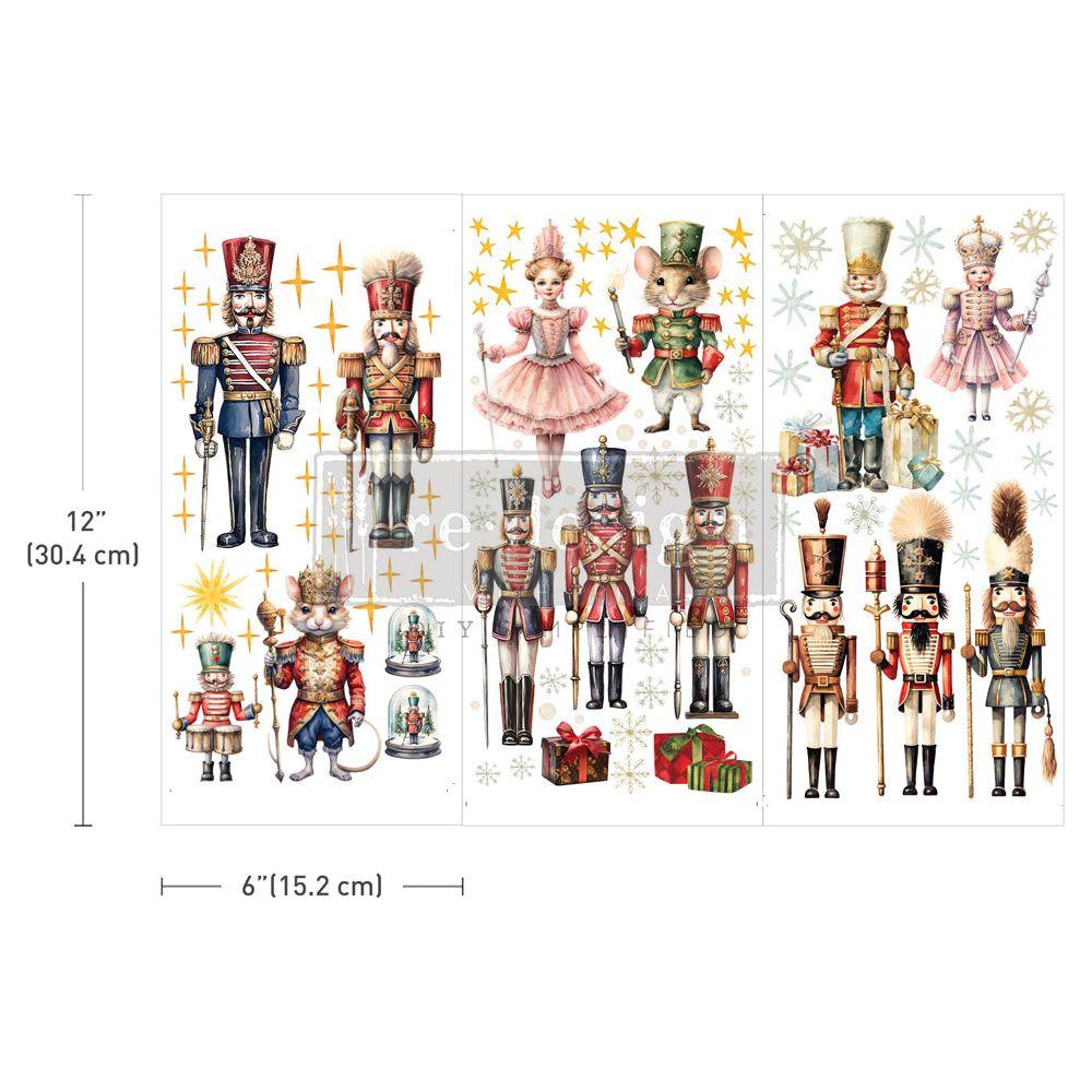 Prima Marketing Nutcracker Christmas ReDesign Small Transfers 672003