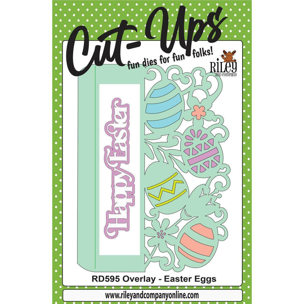 Riley And Company Cut Ups Overlay Easter Eggs Dies rd595