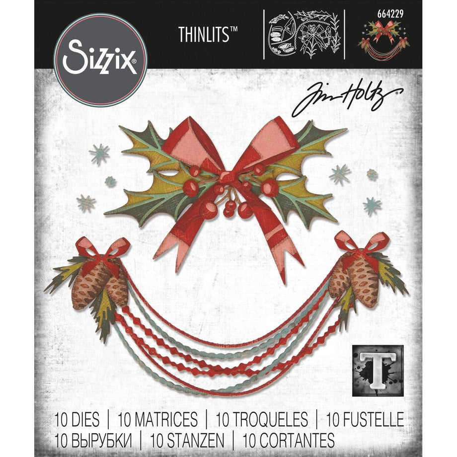 SIZZIX THINLITS offers RETIRED DIE - CANDLELIGHT, COLORIZE BY TIM HOLTZ