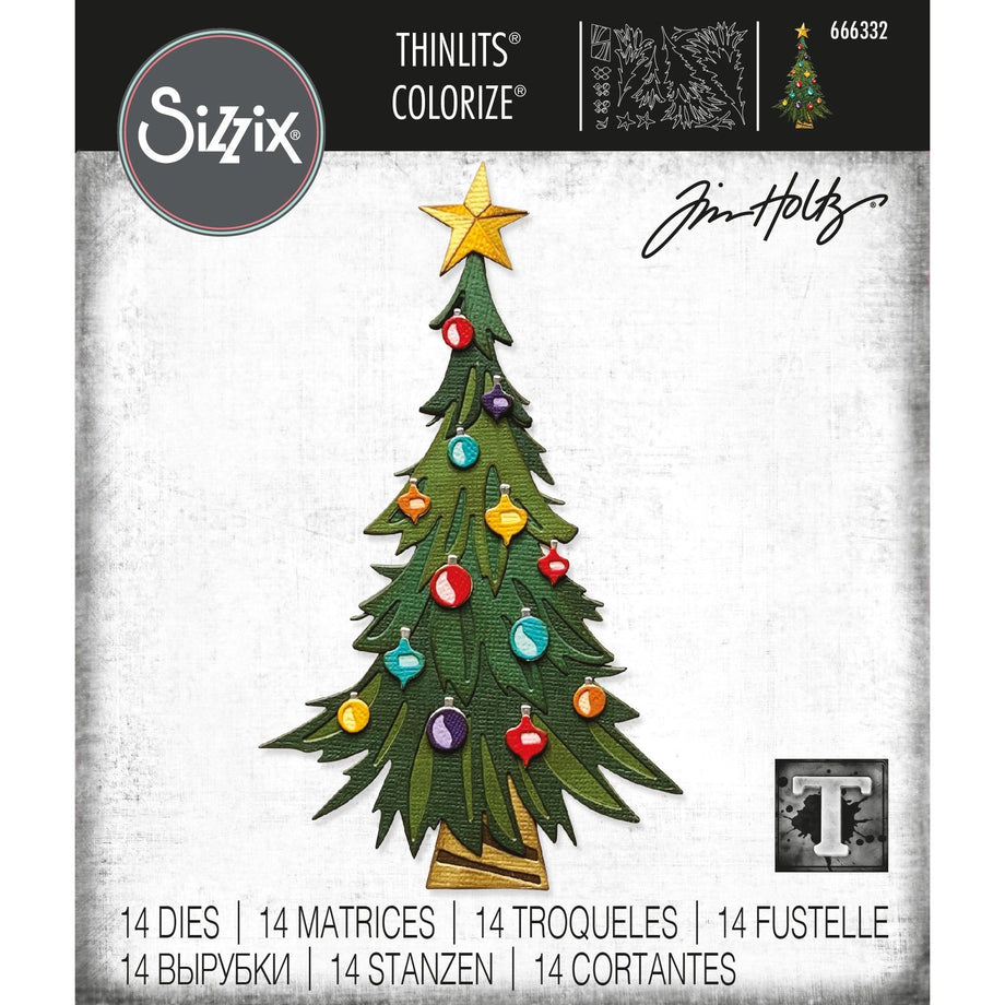 Sizzix Thinlits Die Set 11PK - Mini Christmas Things by Tim Holtz