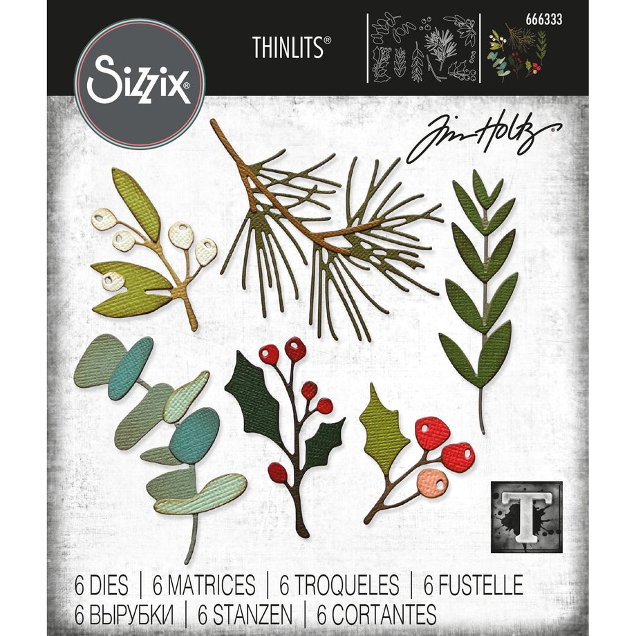 Sizzix THINLITS - Holiday 2024 Knit by Tim Holtz 660981