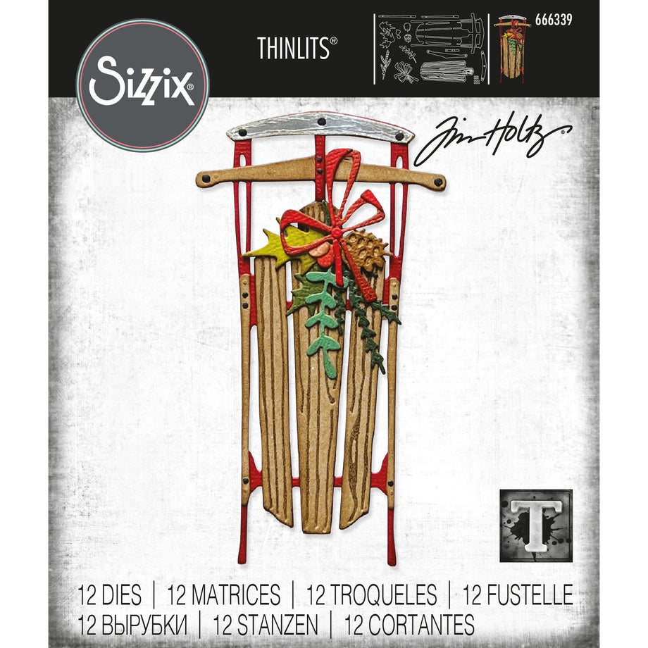 Tim Holtz Sizzix Home For The Holidays Christmas Classic Car Stampin Up Anna hotsell Gri