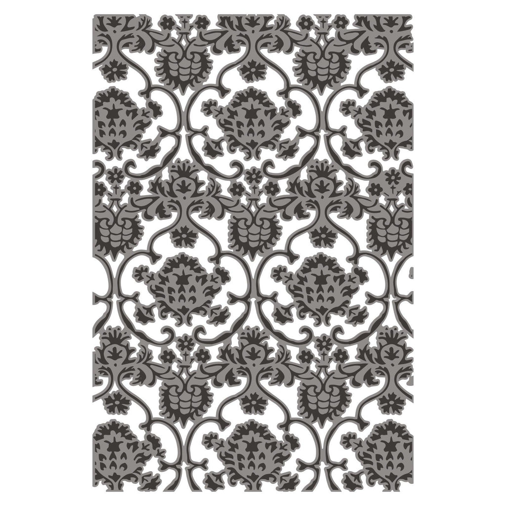 Tim Holtz Sizzix Tapestry ML Texture Fades Embossing Folder 666388 line art