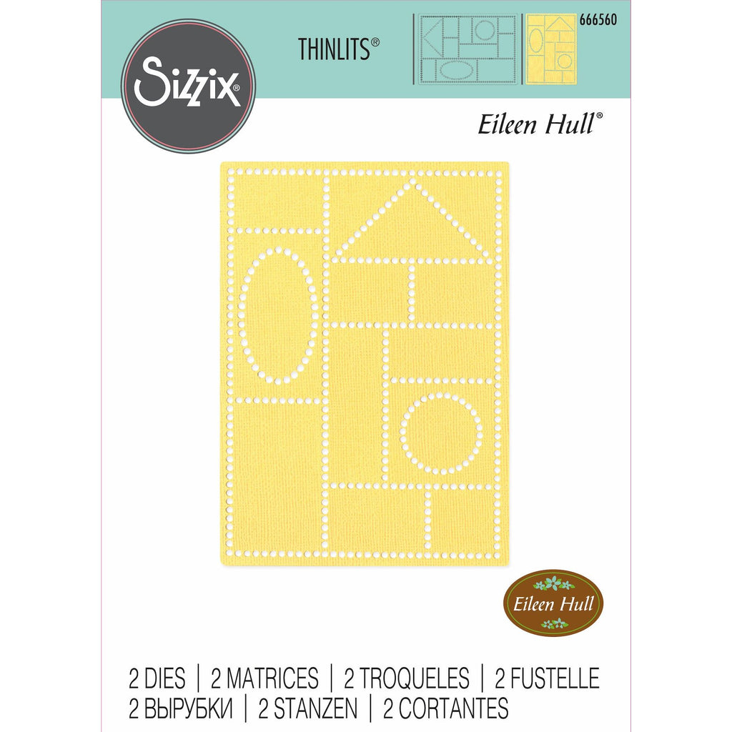 Sizzix Faux Postage Thinlits Dies 666560