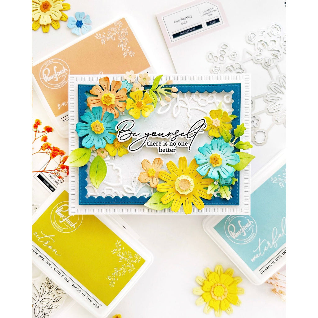 Pinkfresh Studio Sending Love Clear Stamps 226224 Be Yourself Card | color-code:ALT01