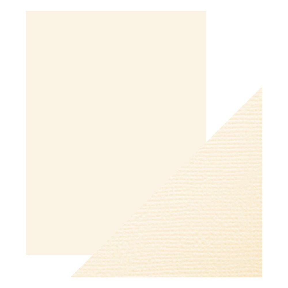 Tonic Ivory White 8.5 x 11 Craft Perfect Classic Weave Textured Cardstock 9615e close up of texture