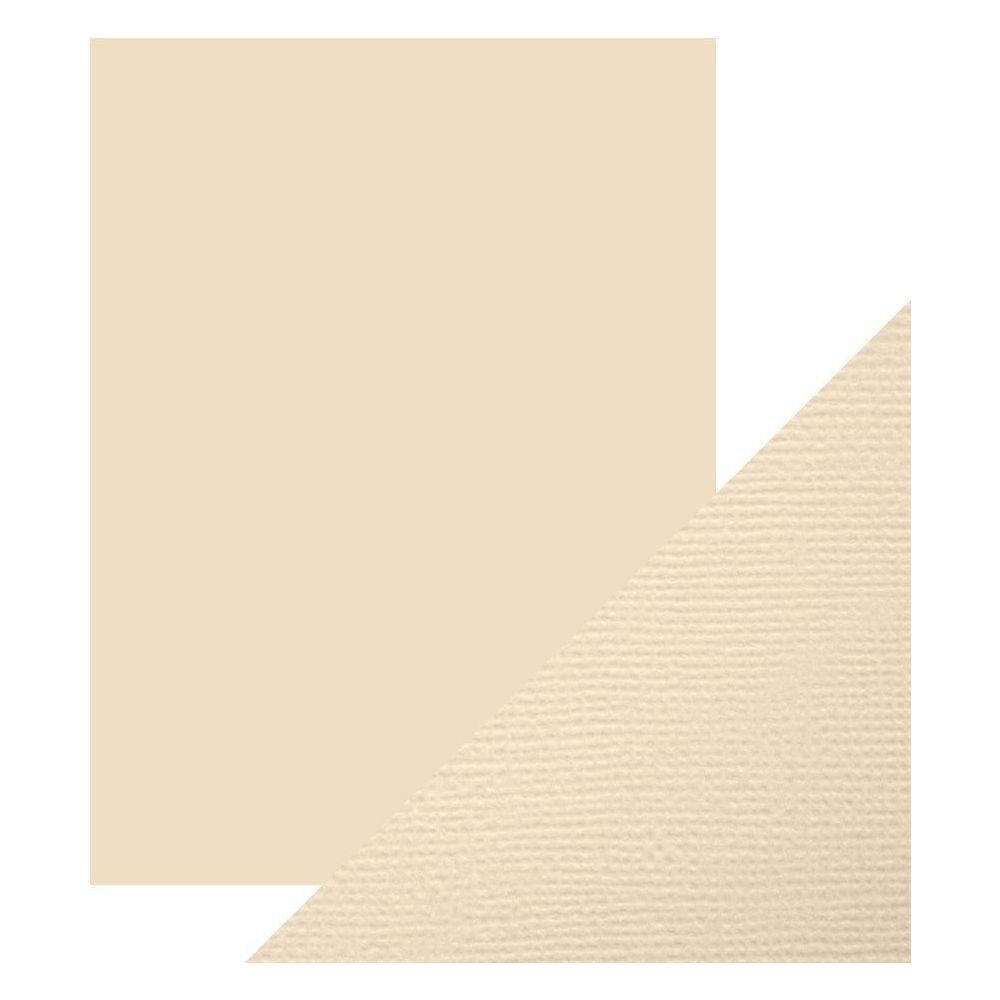 Tonic Cream 8.5 x 11 Craft Perfect Classic Weave Textured Cardstock 9614e close up of texture