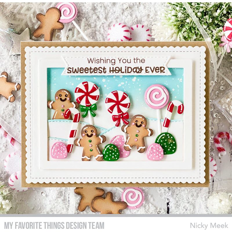 Gingerbread Kisses Clear Stamps