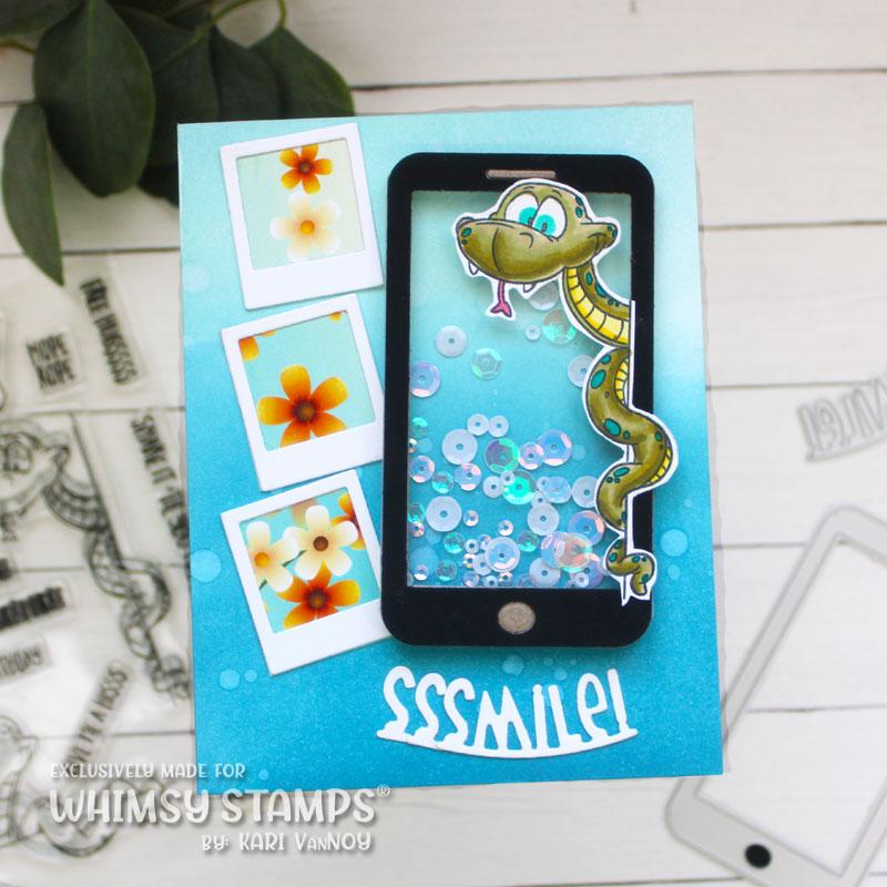 Whimsy Stamps Sassy Snakes Outline Dies wsd377a picture